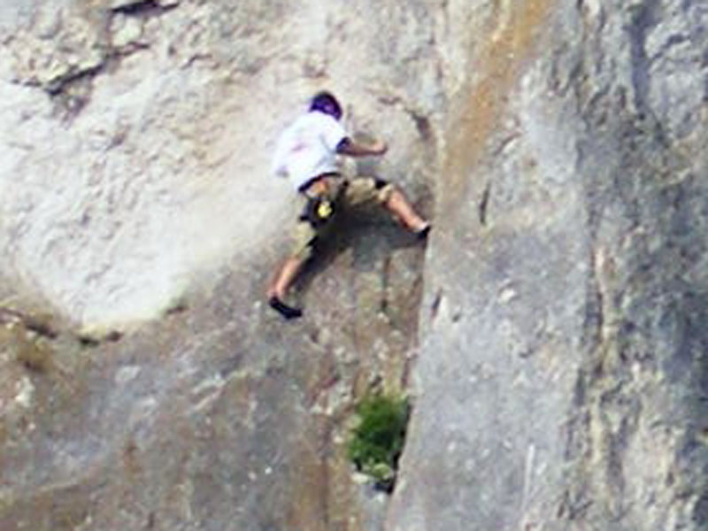 Klettern am Burgstein